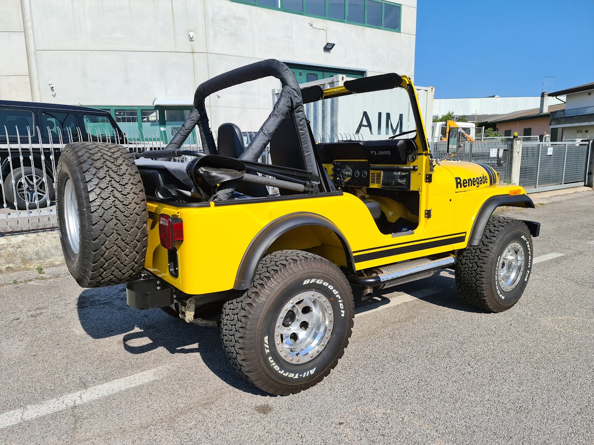 Jeep CJ5 V8 vista posteriore