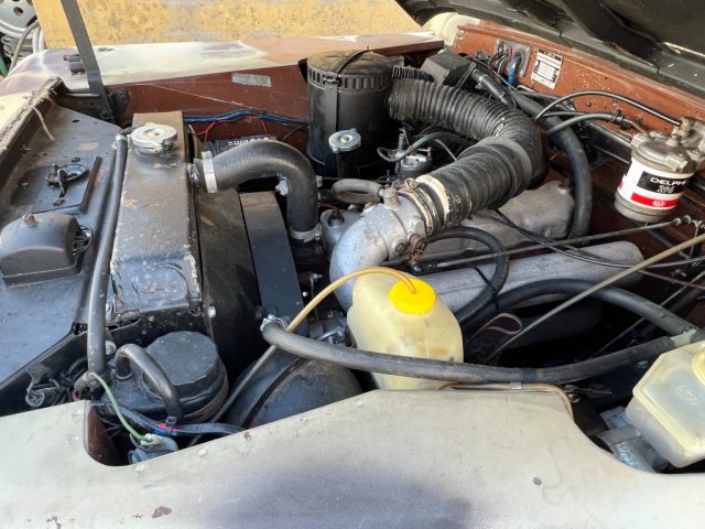 Motore diesel 2.286 cc revisionato visto da sinistra