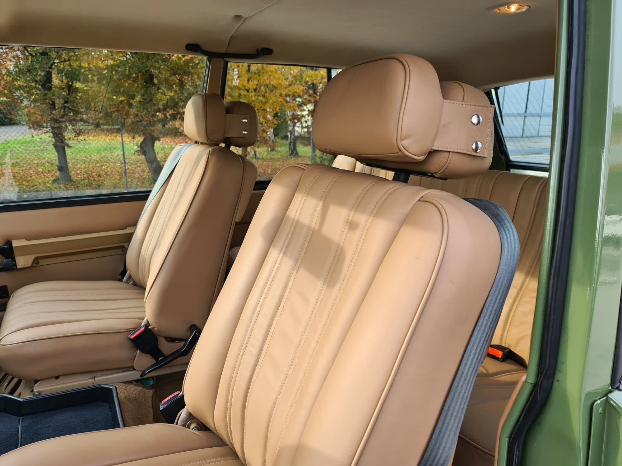 Interni in pelle del Range Rover Classic 3 porte